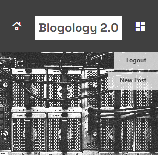 Blogology 2.0 Landing Page