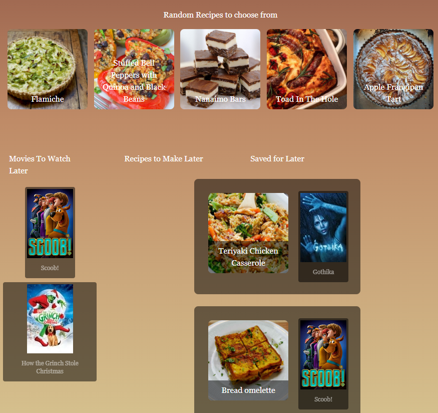 Movies & Munchies App